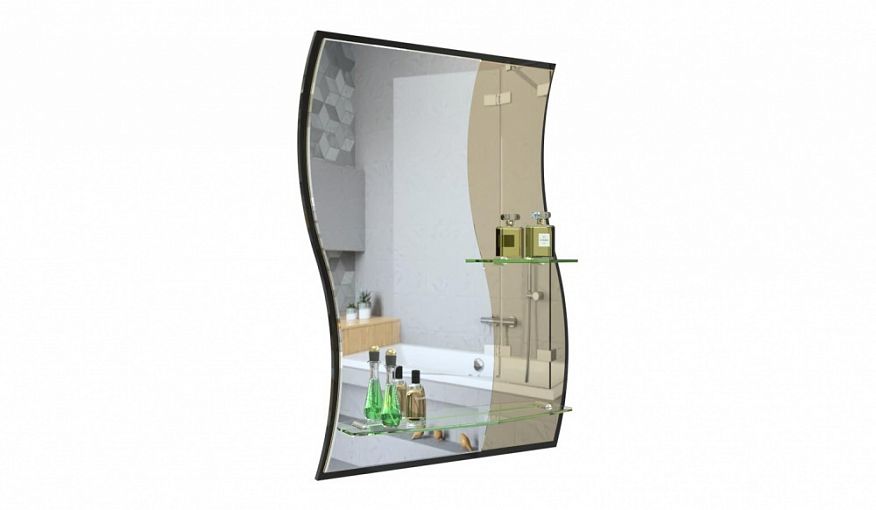 Зеркало в ванную комнату Дуо 1 BMS - Фото