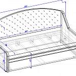 Чертеж Кровать детская Авраам BMS