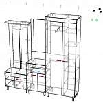 Чертеж Прихожая Лили 12 BMS