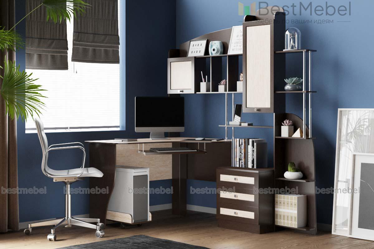 Угловой компьютерный стол Млайн 12 BMS - Фото