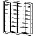 Схема сборки Книжный шкаф-купе Честер 1 BMS