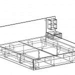 Чертеж Кровать Мартин 9 BMS