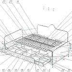 Схема сборки Кровать-диванчик Dr-11-5 BMS