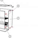 Схема сборки Шкаф-сушка кухонный 2 двери Соло BMS