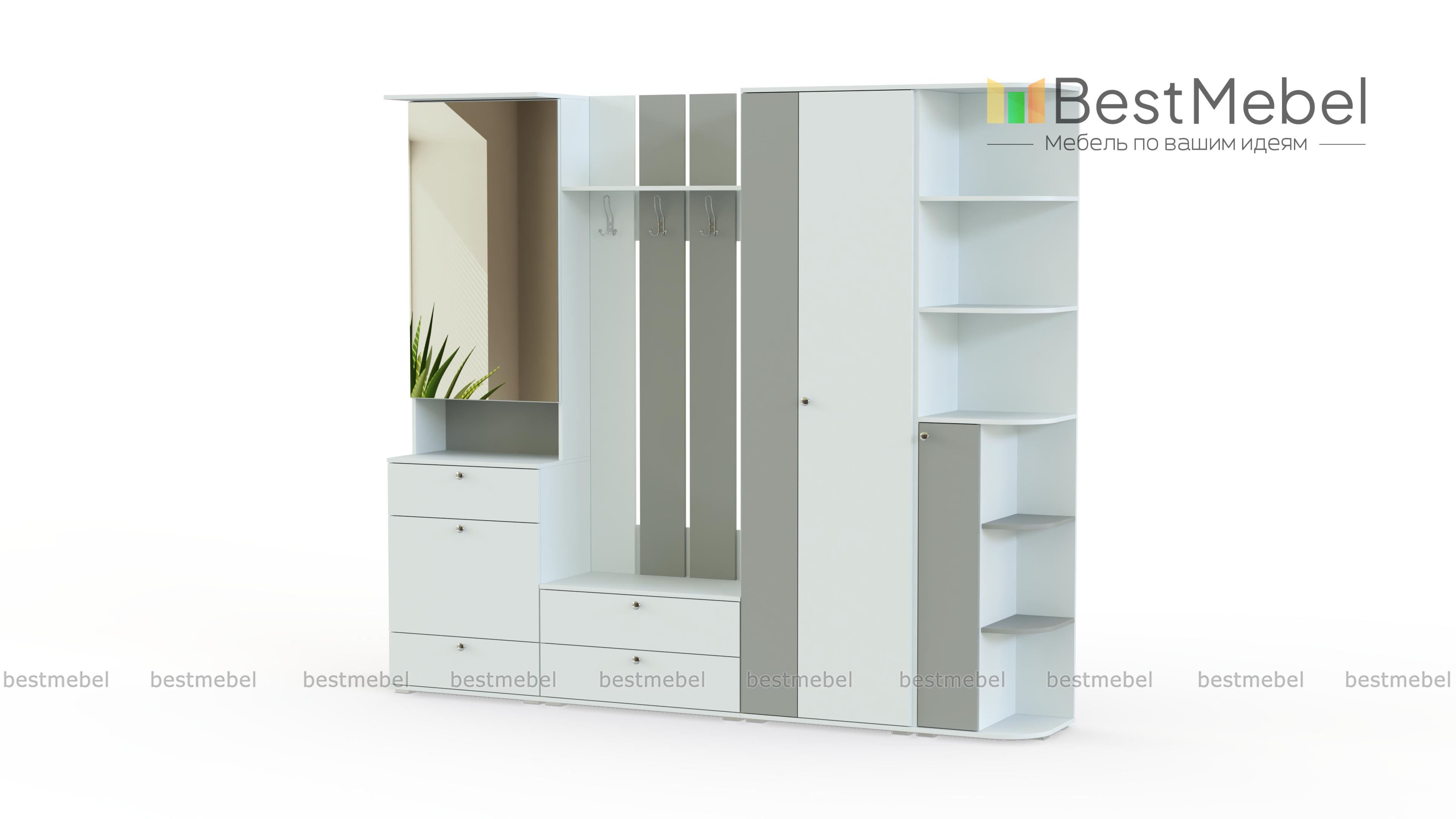 Модульная прихожая Богемия BMS - Фото