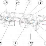 Схема сборки Подставка под монитор Дюна-12 BMS