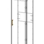 Схема сборки Шкаф распашной Зодиак 1 BMS