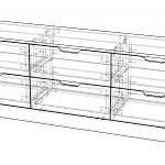 Схема сборки Комод Нордли Nordli 18
