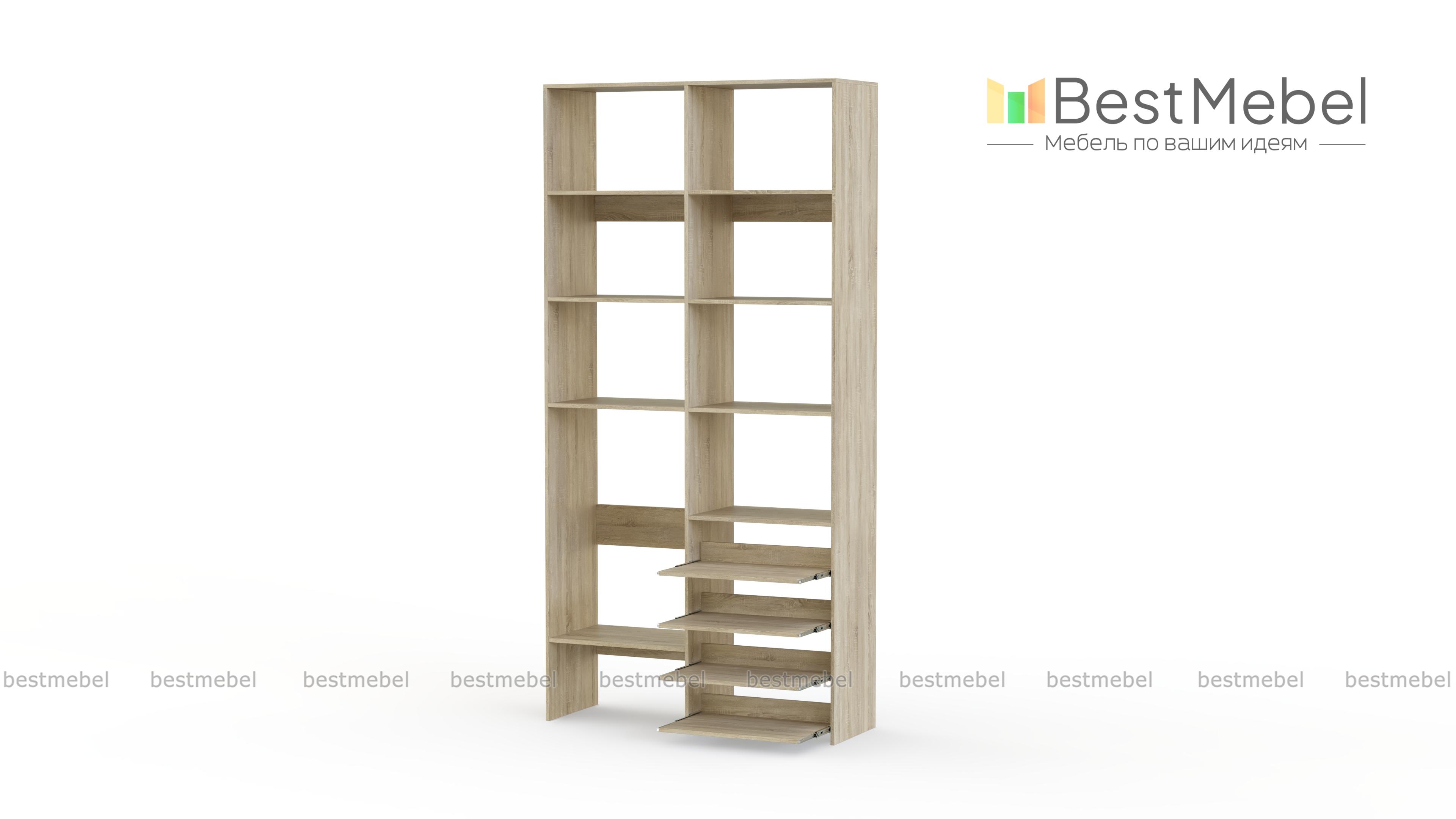 Стеллаж для одежды Мирта 80 BMS - Фото