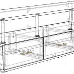 Чертеж Тумба RTV 3S BMS