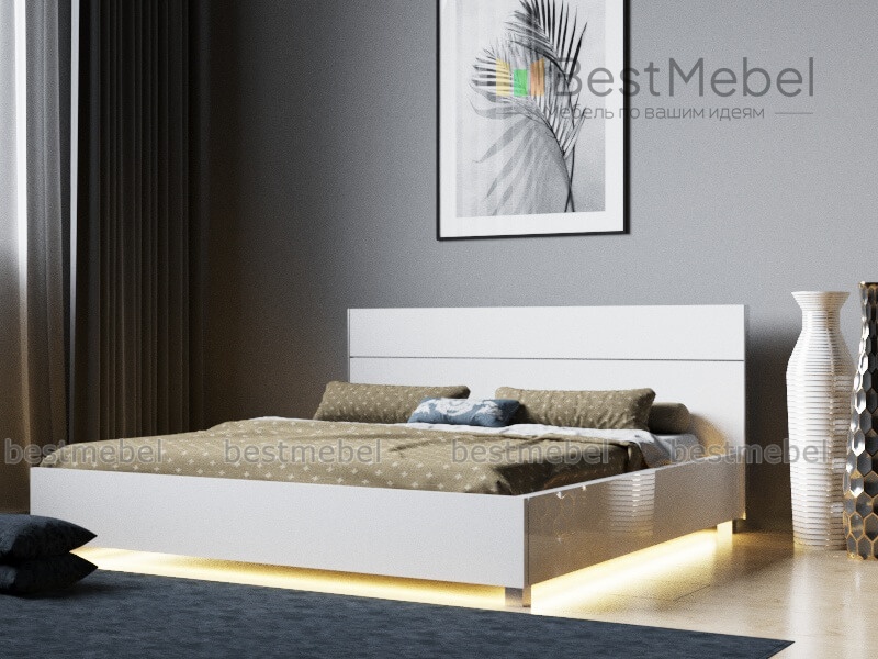 Кровать Сара с подсветкой BMS