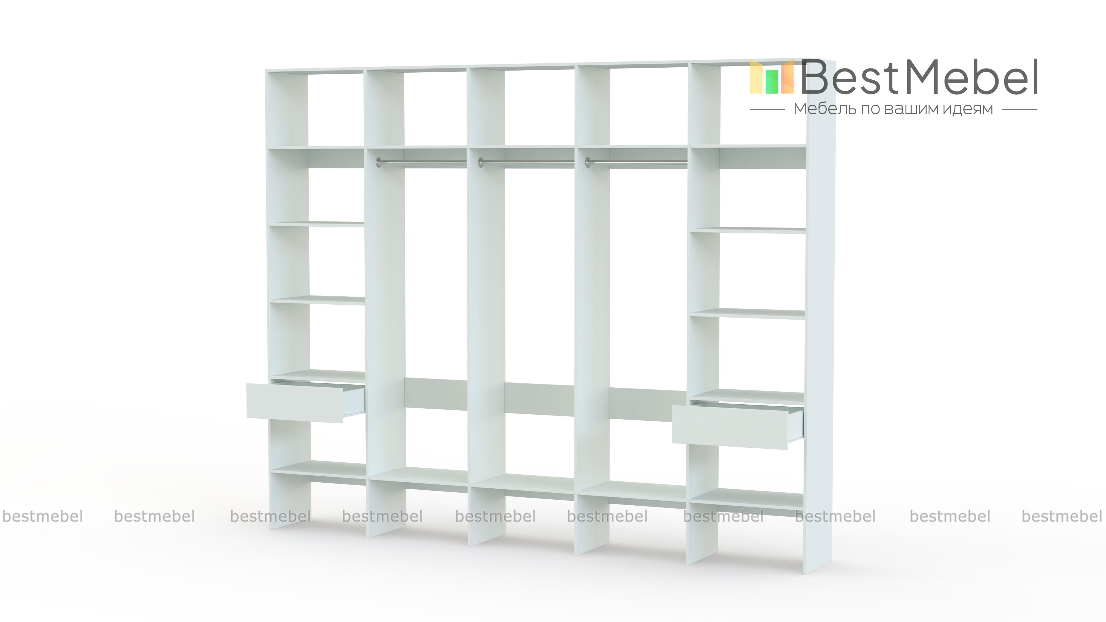 Стеллаж для одежды Мирта 69 BMS - Фото