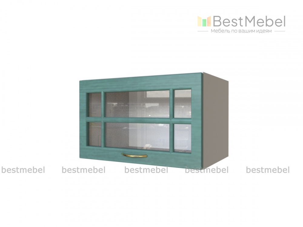 Шкаф верхний Гранд горизонтальный со стеклом BMS