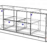 Чертеж Тумба под ТВ Бланка 8 BMS