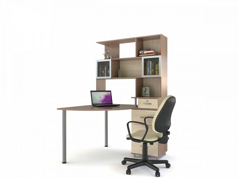 Угловые компьютерные столы с полками - купить в Санкт-Петербурге от ...