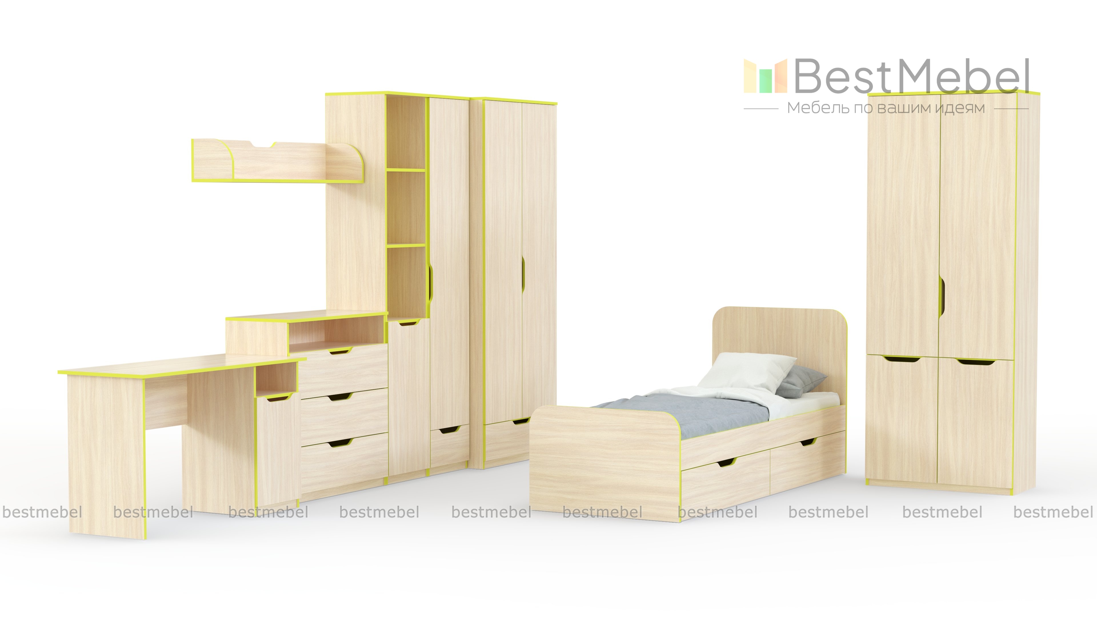 Мебель для детской комнаты Маттео 2 BMS