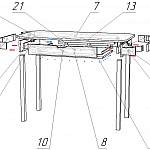 Схема сборки Кухонный стол Тулон 19 BMS